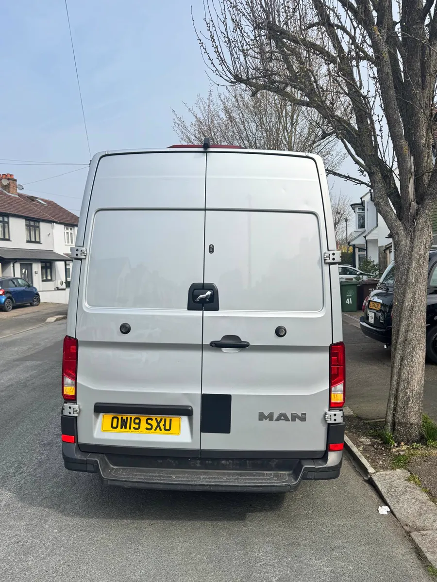 Rear loading doors of the MAN TGE van